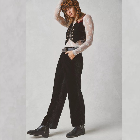 Free People Sign Of The Times Vest Suit Set - Picture 1 of 9